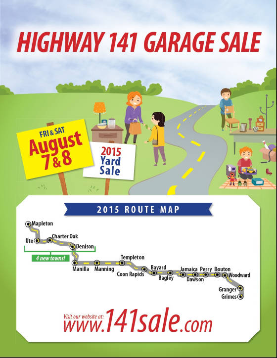 Iowa Highway 141 Garage Sale